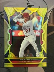 Mike Trout [Mirror Gold] #42 Baseball Cards 2022 Panini Chronicles Certified Prices