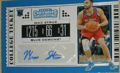 Max Strus [Autograph Playoff] #101 Basketball Cards 2019 Panini Contenders Draft Picks Prices