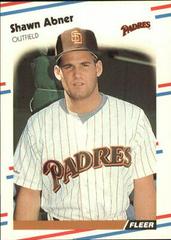 Shawn Abner #576 Baseball Cards 1988 Fleer Glossy Prices