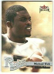 Michael Vick #7 RR Football Cards 2001 Fleer Premium Rookie Revolution Prices