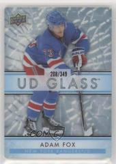 Adam Fox #GS-16 Hockey Cards 2021 Upper Deck Ovation UD Glass Stars Prices