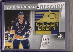 Brett Hull Hockey Cards 2021 SP Game Used Embroidered in History Prices