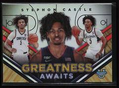 Stephon Castle #GA-20 Basketball Cards 2023 Bowman Best University Greatness Awaits Prices