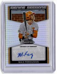 Max Ferguson #SS-MX Baseball Cards 2022 Panini Prizm Draft Picks Signing Sessions Prices