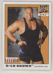 D'Lo Brown Wrestling Cards 2008 Topps Heritage IV WWE Prices