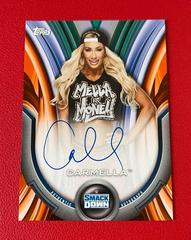 Carmella [Orange] Wrestling Cards 2020 Topps WWE Women's Division Autographs Prices