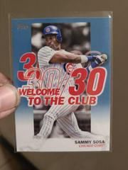 Sammy Sosa [Blue] #WC-11 Baseball Cards 2023 Topps Welcome to the Club Prices