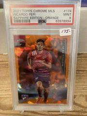Ricardo Pepi [Orange] #193 Soccer Cards 2021 Topps Chrome MLS Sapphire Prices