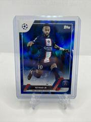 Neymar Jr [Blue Inferno] #10 Soccer Cards 2022 Topps UEFA Club Competitions Prices