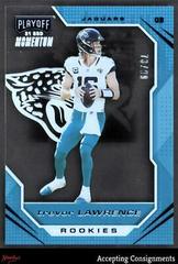 Trevor Lawrence [Blue] #PMR-1 Football Cards 2021 Panini Chronicles Playoff Momentum Rookies Prices