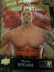 Shawn Spears [Gold] Wrestling Cards 2021 Upper Deck AEW Main Features Prices