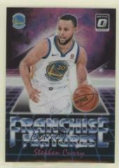 Stephen Curry [Holo] #10 Basketball Cards 2018 Panini Donruss Optic Franchise Features Prices