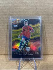 Ferran Torres [Gold] Soccer Cards 2022 Panini Select FIFA Unstoppable Prices
