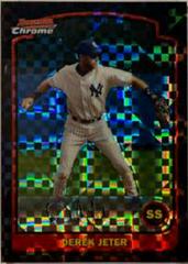 Derek Jeter [Refractor] Baseball Cards 2003 Bowman Chrome Prices