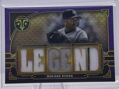Mariano Rivera [Amethyst] #RL-MO Baseball Cards 2022 Topps Triple Threads Relics Legends Prices