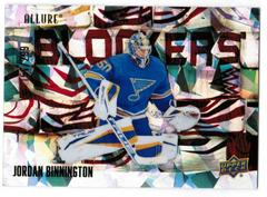 Jordan Binnington [Red] Hockey Cards 2022 Upper Deck Allure Blockers Prices