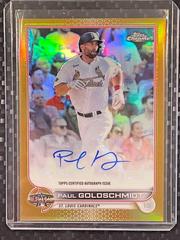 Paul Goldschmidt [Gold] #AC-PG Baseball Cards 2022 Topps Chrome Update Autographs Prices