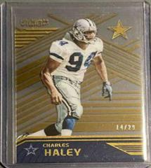Charles Haley [Cowboys Gold] #95 Football Cards 2016 Panini Clear Vision Prices