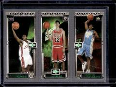 LeBron James, Darco Milicic, Carmelo Anthony #111 Basketball Cards 2003 Topps Rookie Matrix Mini Prices