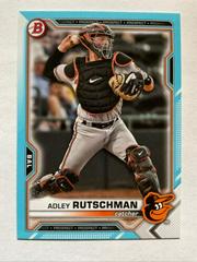 Adley Rutschman [Sky Blue] #BD-31 Baseball Cards 2021 Bowman Draft Prices