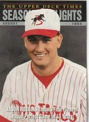 Jason Robbins Baseball Cards 1994 Upper Deck Season Highlights Prices