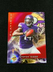 Stefon Diggs [Red Refractor] Football Cards 2015 Topps Platinum Prices
