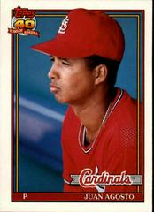 Juan Agosto Baseball Cards 1991 Topps Traded Prices