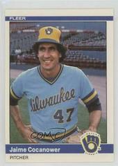 Jaime Cocanower #U-28 Baseball Cards 1984 Fleer Update Prices