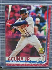 Ronald Acuna Jr. [Batting Mother's Day Pink] Baseball Cards 2019 Topps Prices