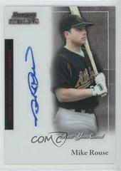 Mike Rouse [Autograph] #BS-MR Baseball Cards 2004 Bowman Sterling Prices