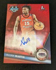 Alijah Martin [Red Shimmer] #BCPA-AMA Basketball Cards 2023 Bowman Chrome University Prospects Autographs Prices