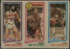 Ballard, Davis, Archibald Basketball Cards 1980 Topps Prices