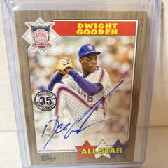 Dwight Gooden [Red] Baseball Cards 2022 Topps Update 1987 Autographs Prices