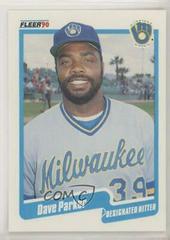 Dave Parker Baseball Cards 1990 Fleer Update Prices