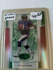 Steve McNair [Mirror Emerald] #95 Football Cards 2007 Leaf Certified Materials Prices