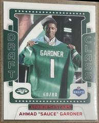 Ahmad 'Sauce' Gardner [Longevity] #DC-12 Football Cards 2022 Panini Rookies & Stars Draft Class Prices