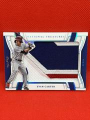 Evan Carter [Platinum] #49 Baseball Cards 2023 Panini National Treasures Prices