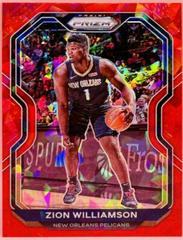 Zion Williamson [Red Ice Prizm] Basketball Cards 2020 Panini Prizm Prices