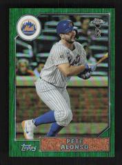 Pete Alonso [Ben Baller Green] #87BC-10 Baseball Cards 2022 Topps Chrome 1987 Prices