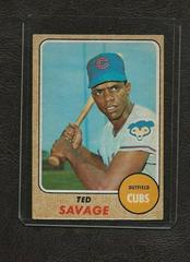 Ted Savage Baseball Cards 1968 O Pee Chee Prices