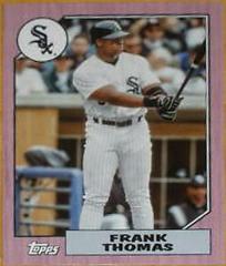 Frank Thomas [Pink] #78B-28 Baseball Cards 2022 Topps Mini 1987 Prices