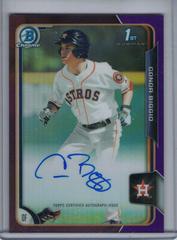 Conor Biggio [Purple Refractor] Baseball Cards 2015 Bowman Chrome Draft Pick Autograph Prices