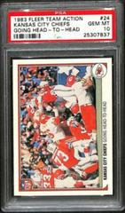 Kansas City Chiefs [Going Head to Head] Football Cards 1983 Fleer Team Action Prices