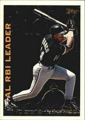 Julio Franco #LL13 Baseball Cards 1995 Topps League Leaders Prices