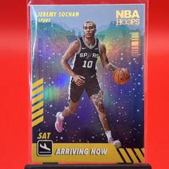Jeremy Sochan [Winter Holo] #9 Basketball Cards 2022 Panini Hoops Arriving Now Prices