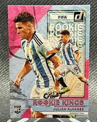 Julian Alvarez [Pink] #2 Soccer Cards 2022 Panini Donruss Rookie Kings Prices
