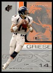 Brian Griese Football Cards 2001 Spx Prices