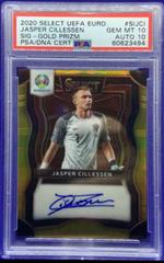 Jasper Cillessen [Gold Prizm] #SI-JCI Soccer Cards 2020 Panini Select UEFA Euro Signatures Prices
