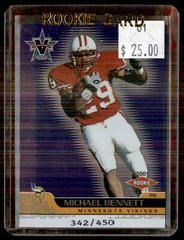 Michael Bennett #127 Football Cards 2001 Pacific Vanguard Prices