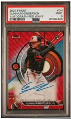 Gunnar Henderson [Red Wave] #FA-GH Baseball Cards 2023 Topps Finest Autographs Prices